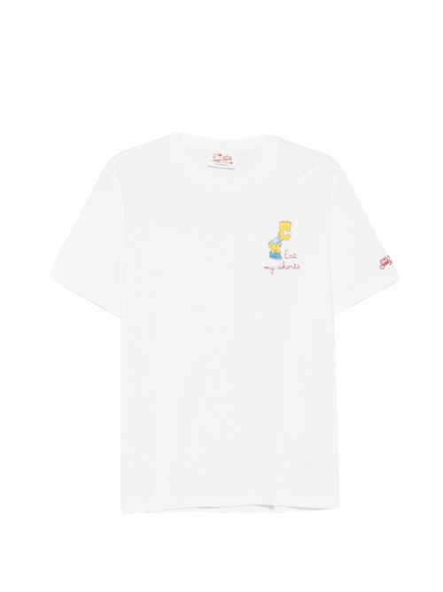 T-shirt uomo MC2 x Simpson bianca MC2 SAINT BARTH | PORTOFINO03549L